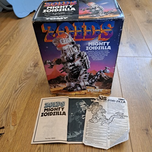 Zoids mighty zoidzilla box and - zoidzilla,