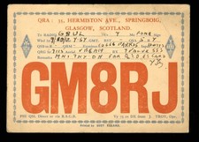 QSL Card Radio Scotland GM8RJ