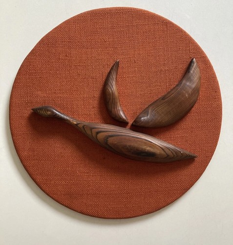 Vintage wooden flying duck - wooden,