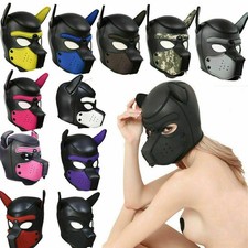 Puppy Dog Play Hood Head Mask