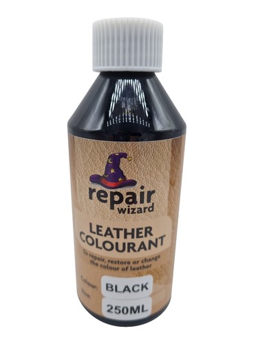 250ml black leather vinyl - black,