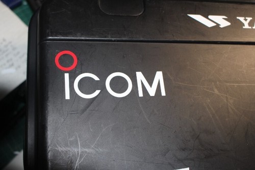 Sticker word icom ham radio - icom,