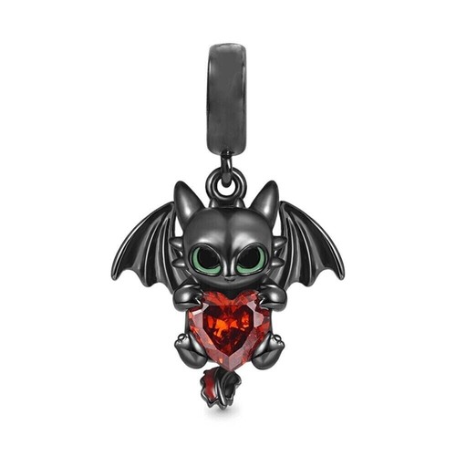Black dragon embraces - black,