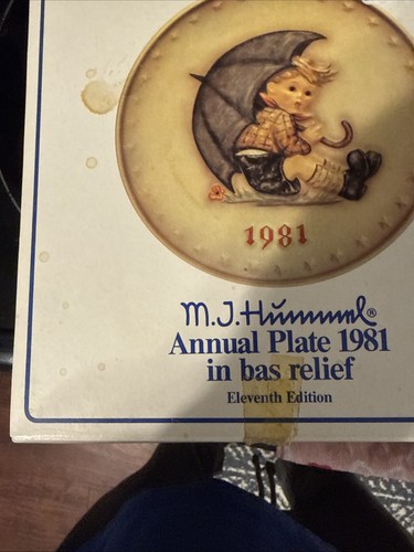 1981 annual hummel plate - 1981,