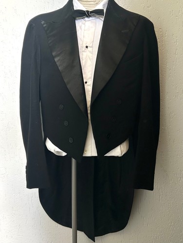 1930s men evening - men’s, tailcoat