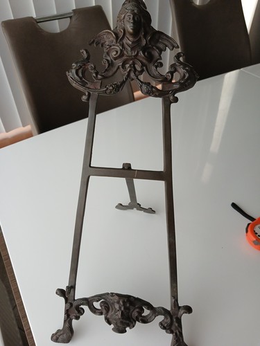 Decorative iron table easel - iron,