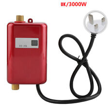 3KW Mini Electric Water Heater 220V Tankless Instant Hot Water Heater Boiler LCD