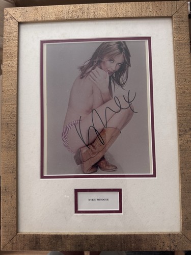 Kylie minogue signed framed - kylie,