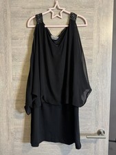 Coast Black Embellished Cape