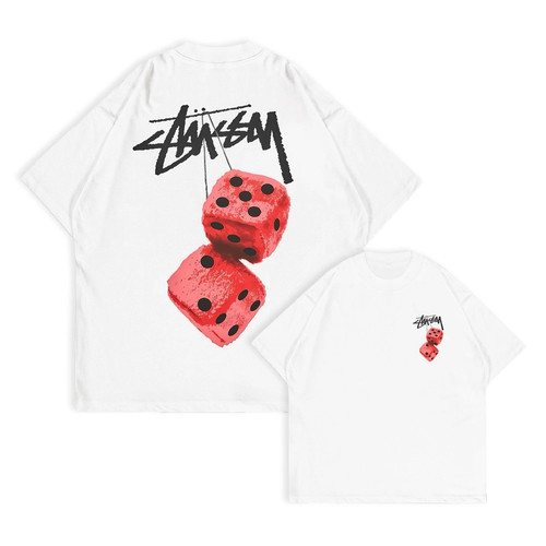 Stussy fuzzy dice short sleeve - dice,