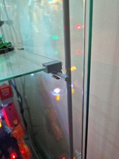 Shelf bumper kit for IKEA Detolf glass cabinet fixings risers hangers 26 pieces