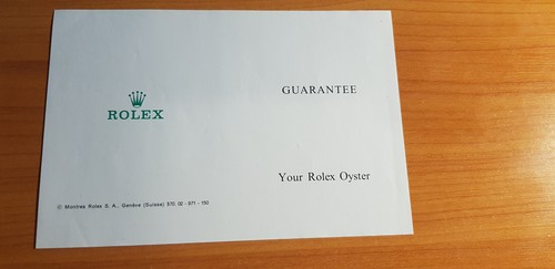 Rolex oyster vintage guarante - vintage,