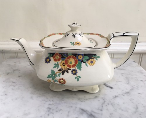 Art deco tea pot - tea, son