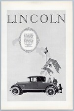 1926 Lincoln Vintage Car Ad
