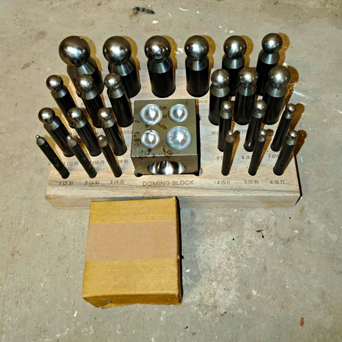 Steel dapping block punch - steel, &