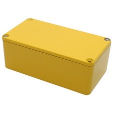 Hammond Die Cast Stomp Box Yellow 112 x 60 x 38