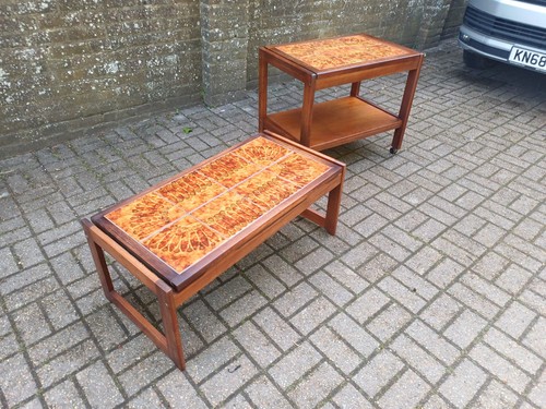 1970s brutalist teak flame - 1970s,