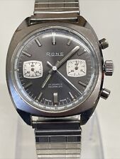 Rone Gents Vintage 1970s Chronograph Watch  - **CHRONO ISSUE** - Valjoux 7733