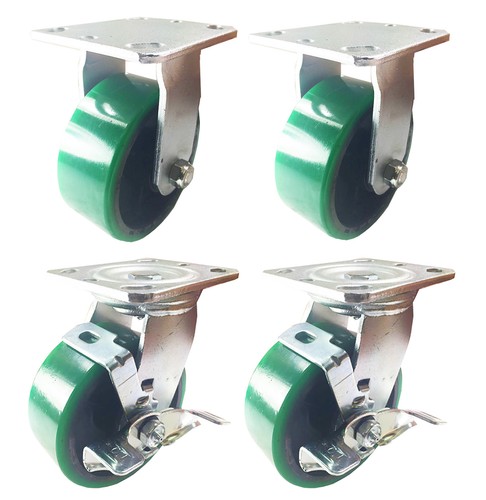 Heavy duty caster set - 4, 5"