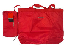 VTG PIERRE CARDIN RED TOTE BAG WITH MATCHING PURSE BNWT