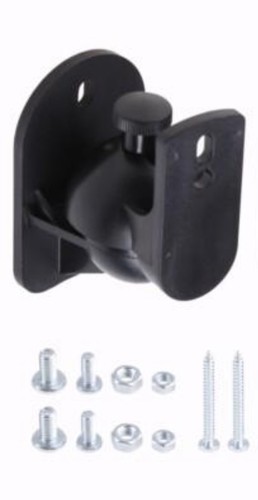 Vonhaus black universal wall - black,