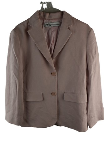 Zara womans button pink - pink, blazer