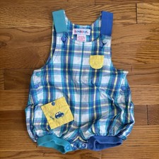 Vintage Gymboree Newborn Plaid