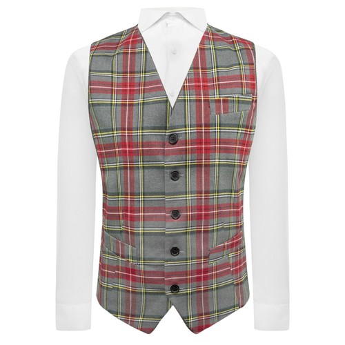 Traditional light grey tartan - traditional,