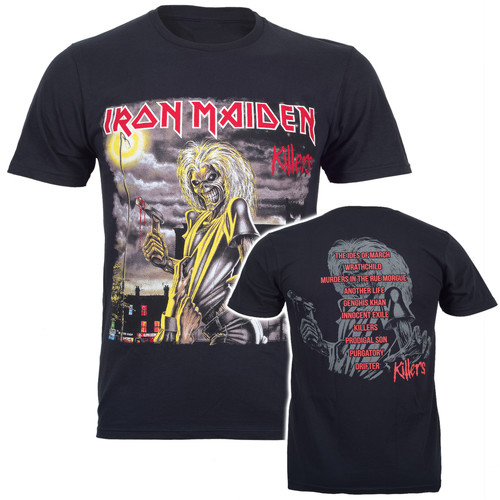 Official iron maiden shirt - maiden, t