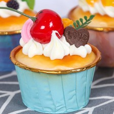 6Pcs Artificial Fake Cupcake