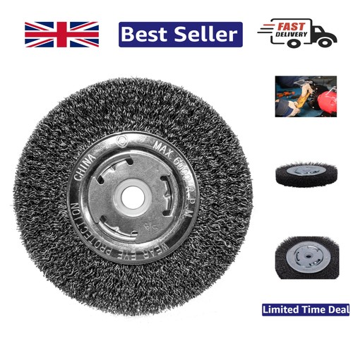 Crimped wire wheel for bench - crimped,