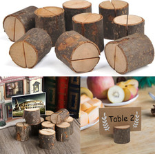 Wooden Table Card Holder