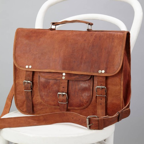 Men vintage genuine leather - genuine,