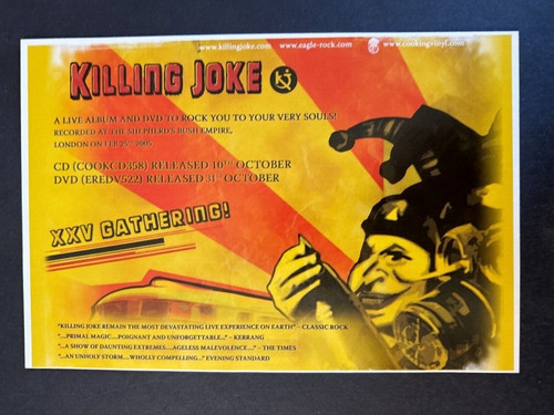 Killing joke xxv gathering - -,