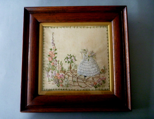 Vintage crinoline lady - crinoline,