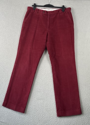 Barbour burgundy cotton chino - burgundy,