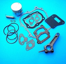 Engine Overhaul Kit,Conrod,Piston,Rings,Gasket Set Fits Honda 2.5HP G100 Engine