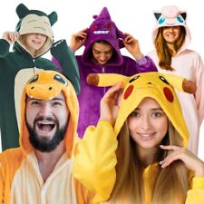 Onesie Kigurumi Pajamas Adult Carnival Pokemon Jumpsuit Costume S-XXL 145-195