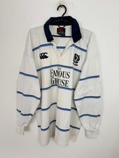 SCOTLAND NATIONAL TEAM RUGBY UNION LONG SLEEVE SHIRT CANTERBURY XL FAMOUS GROUSE