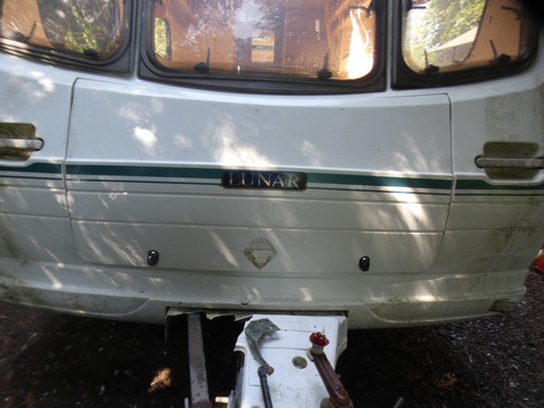 Caravan front gas locker - , door