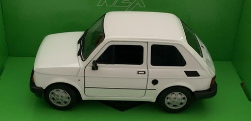Fiat 126 white 21 scale - fiat,