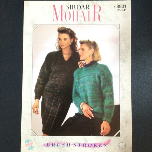 Sirdar mohair jumper 80s c8831 - jumper,