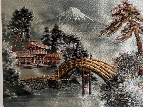 Antique japanese silk - japanese,