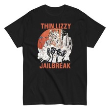Thin Lizzy Jailbreak Officially Licensed Mens T Shirt Black