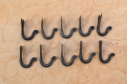 Handforged iron coat - bath, rope
