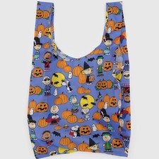 BAGGU Peanuts Snoopy Halloween Standard Reusable Bag Shopping Bags - NEW