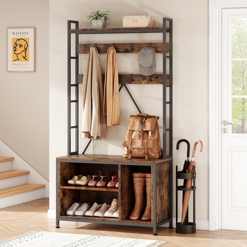 Hall tree coat stand - 3-in-1,