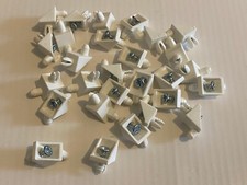 101558 X 25 IKEA KOMPLEMENT PAX Wardrobe Shelf Support/Plug/Pins/Brackets -WHITE