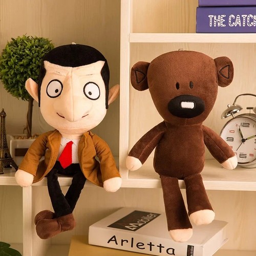 Bean brown bear plush - mr,
