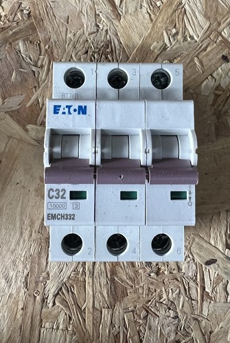 Eaton mcb amp type triple - amp, c
